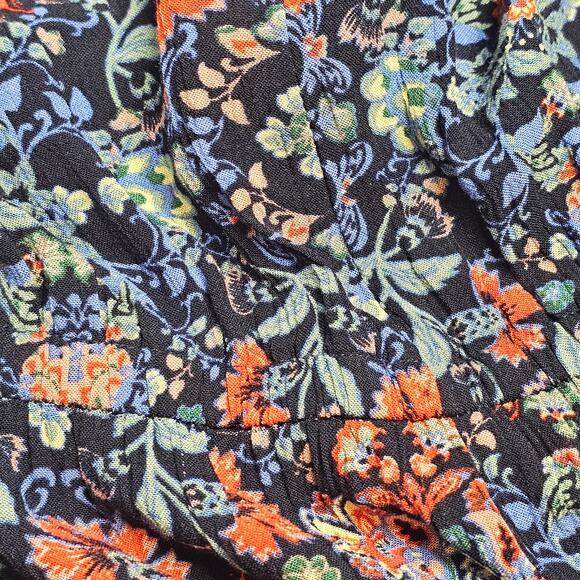 American Eagle Outfitters Long Sleeve Floral Boho Romper Size M - Picture 7 of 11